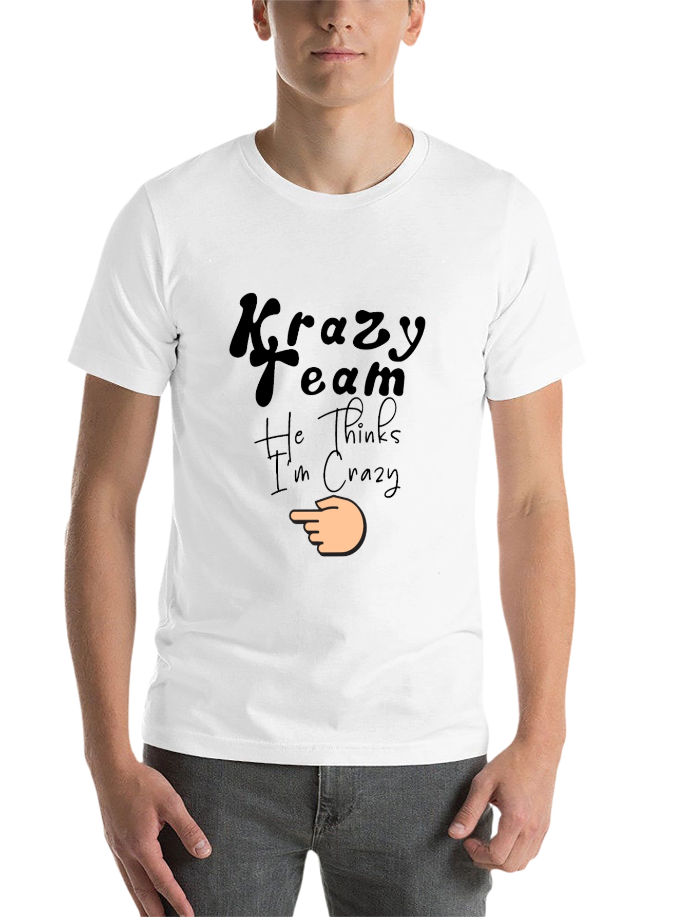 Krazy Team Graphic Black T-Shirt