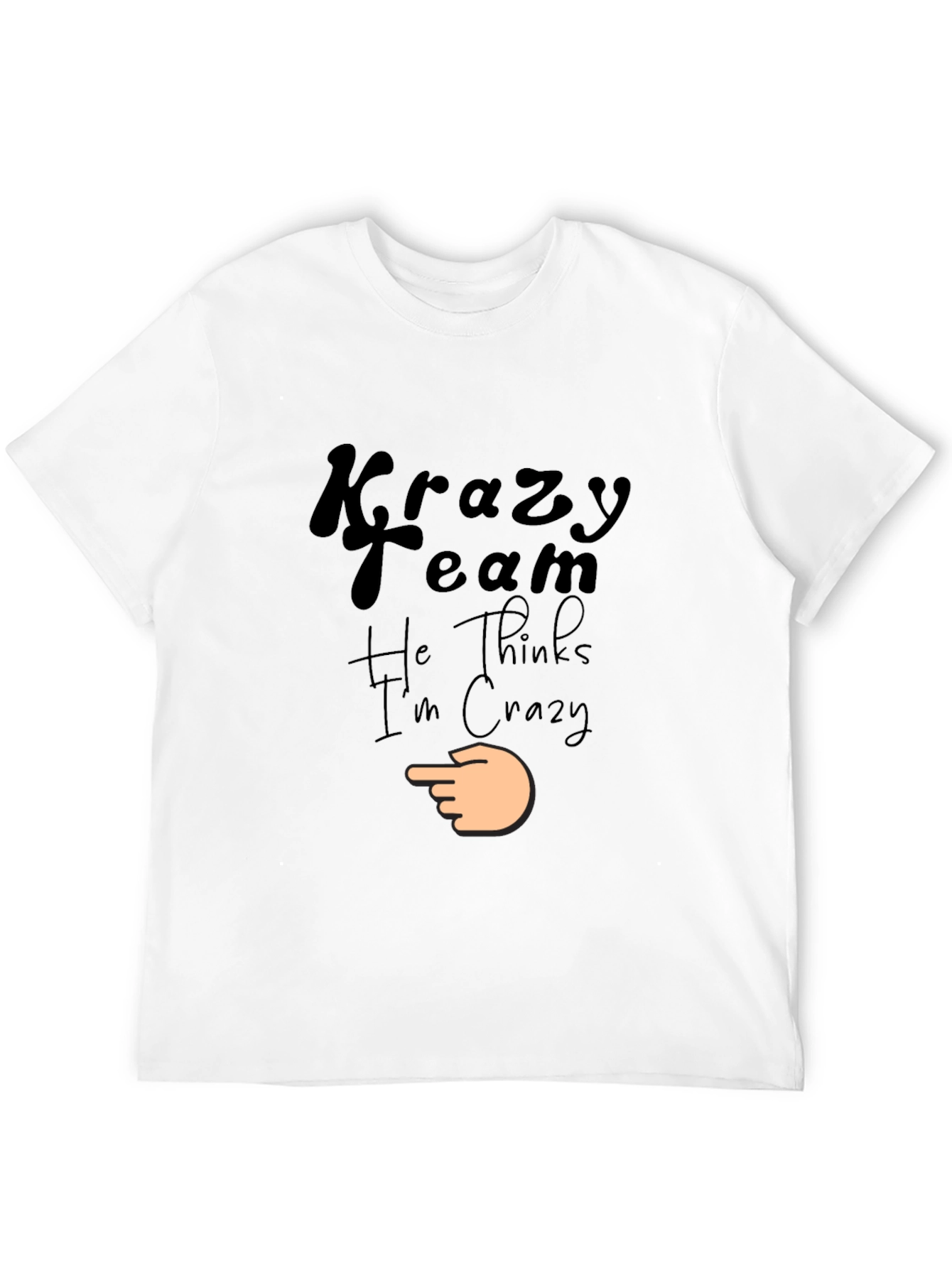 Krazy Team Graphic Black T-Shirt