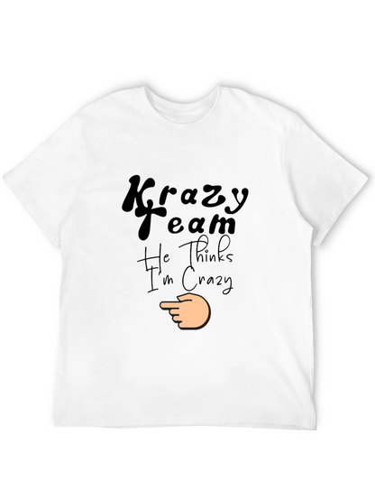 Krazy Team Graphic Black T-Shirt