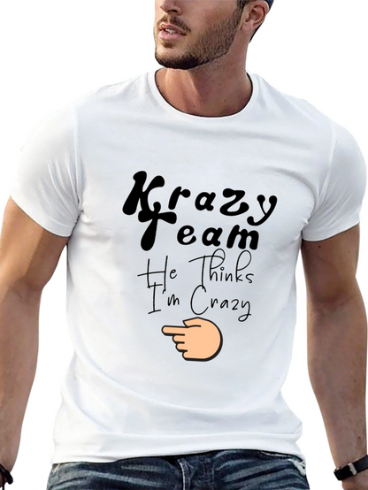 Krazy Team Graphic Black T-Shirt