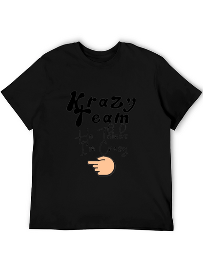 Krazy Team Graphic Black T-Shirt