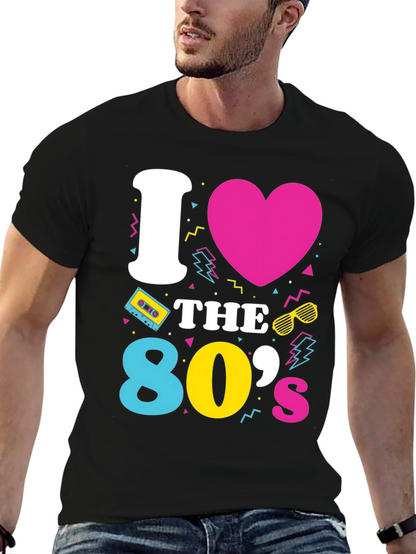 I Love the 80s T-Shirt Retro Design