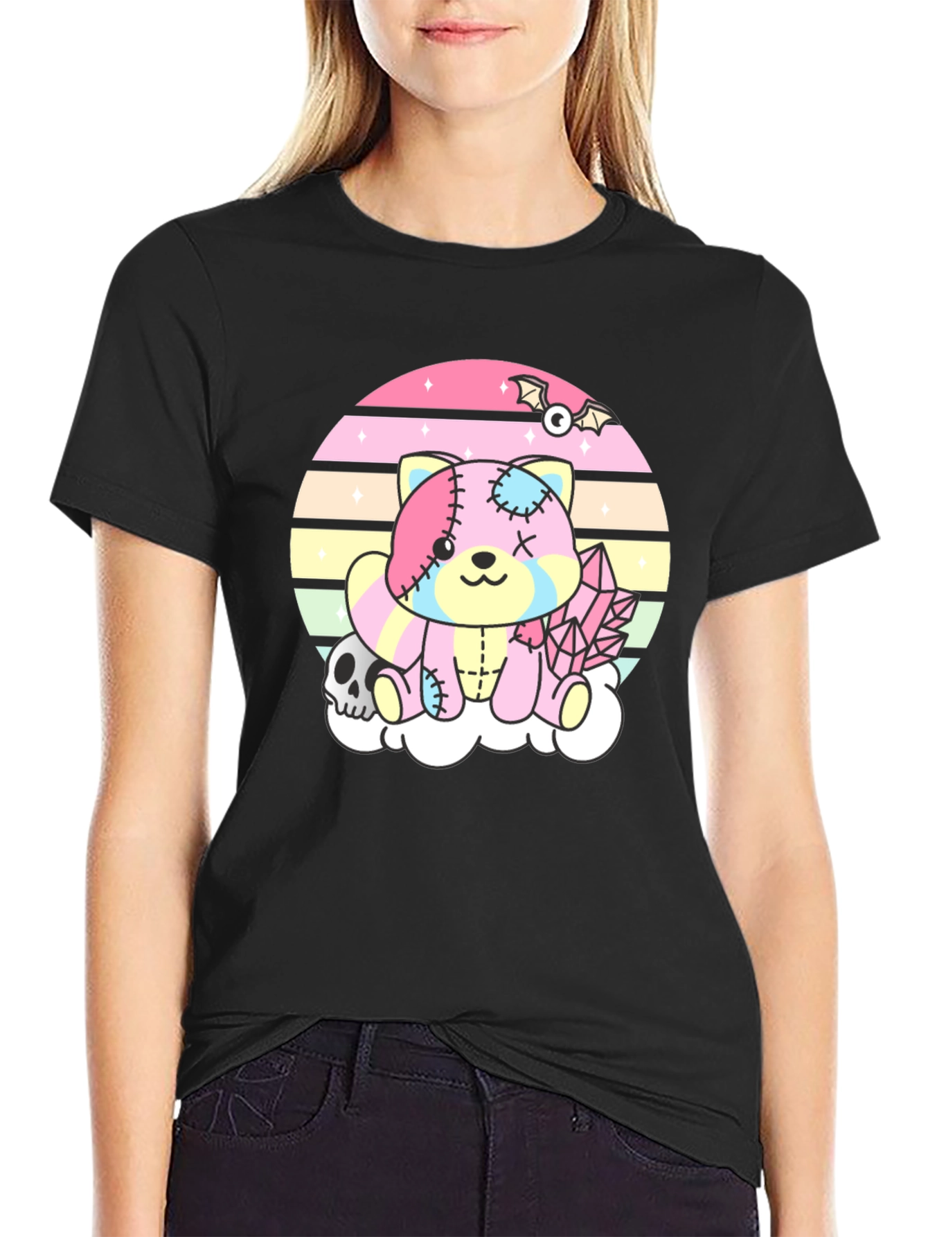 Pastel Goth Teddy Bear T-Shirt