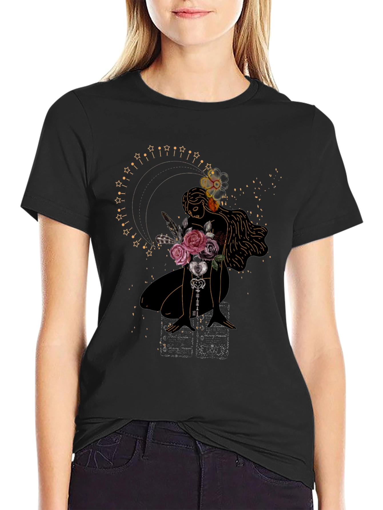 Mystic Woman Graphic Tee - Stylish & Unique