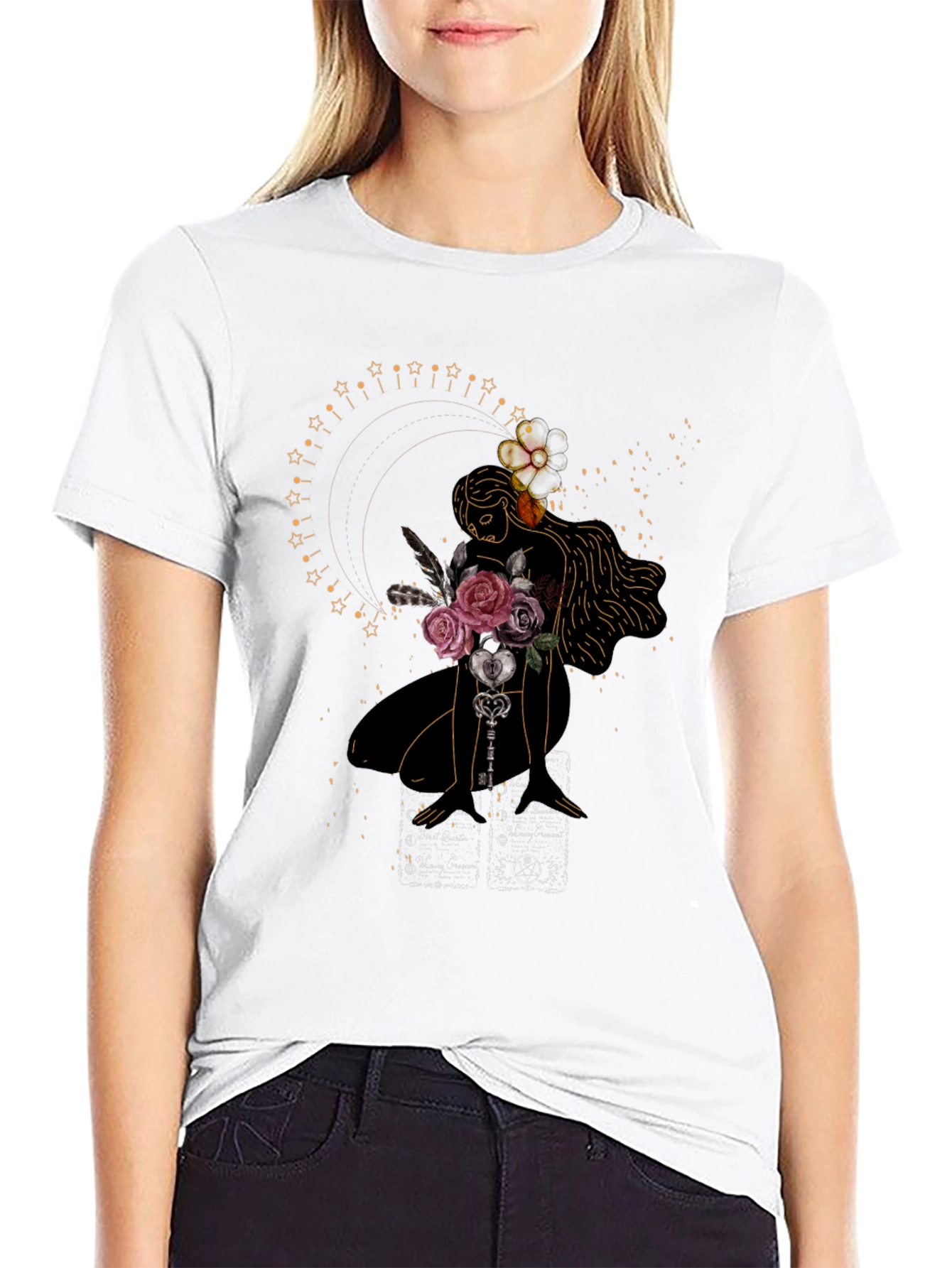 Mystic Woman Graphic Tee - Stylish & Unique