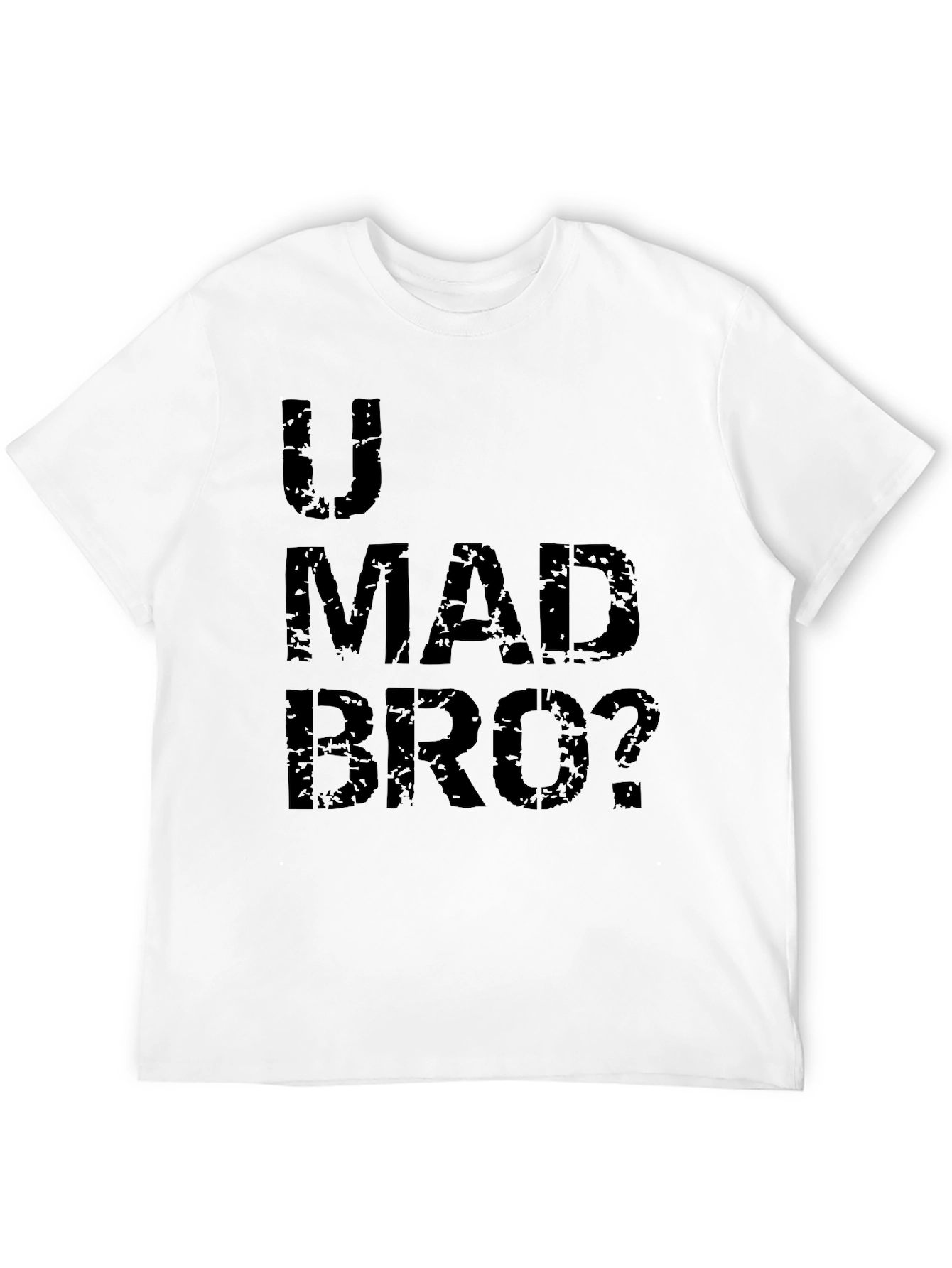 U Mad Bro? Graphic T-Shirt - Black