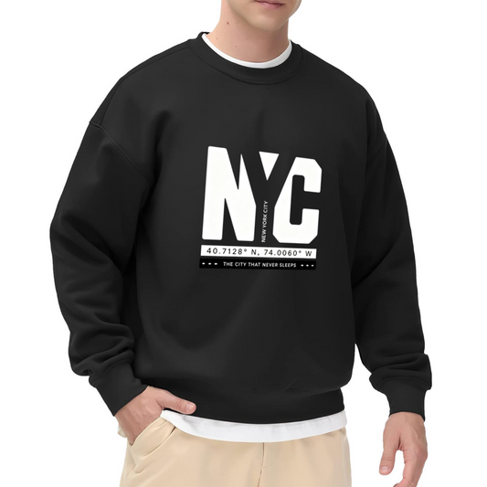 NYC Coordinate City Statement Crewneck Sweatshirt