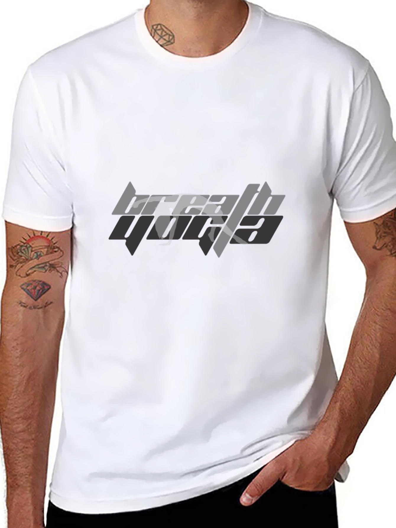 Breath Gang Tee - Black Graphic T-Shirt