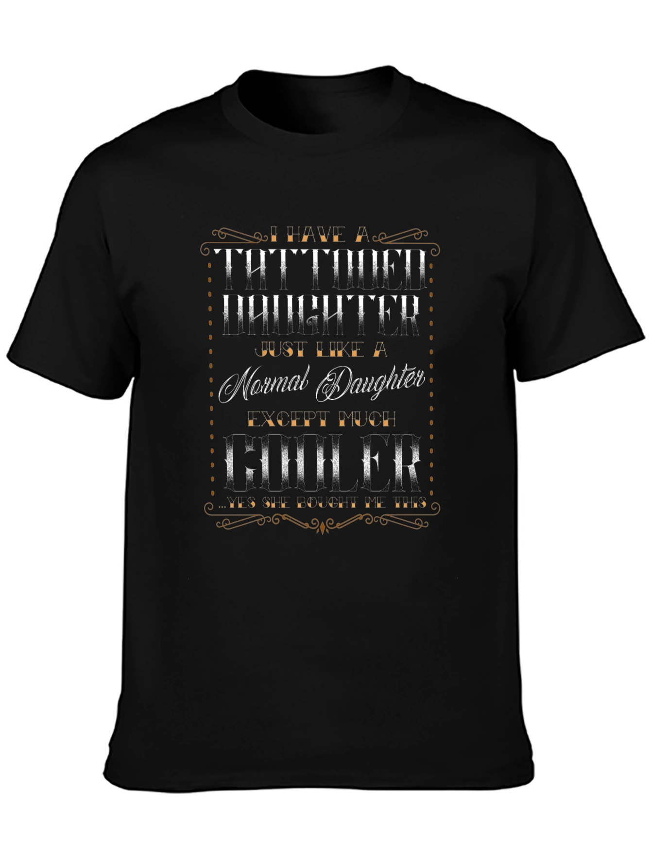 Tattooed Daughter Graphic T-Shirt - Quirky & Stylish!