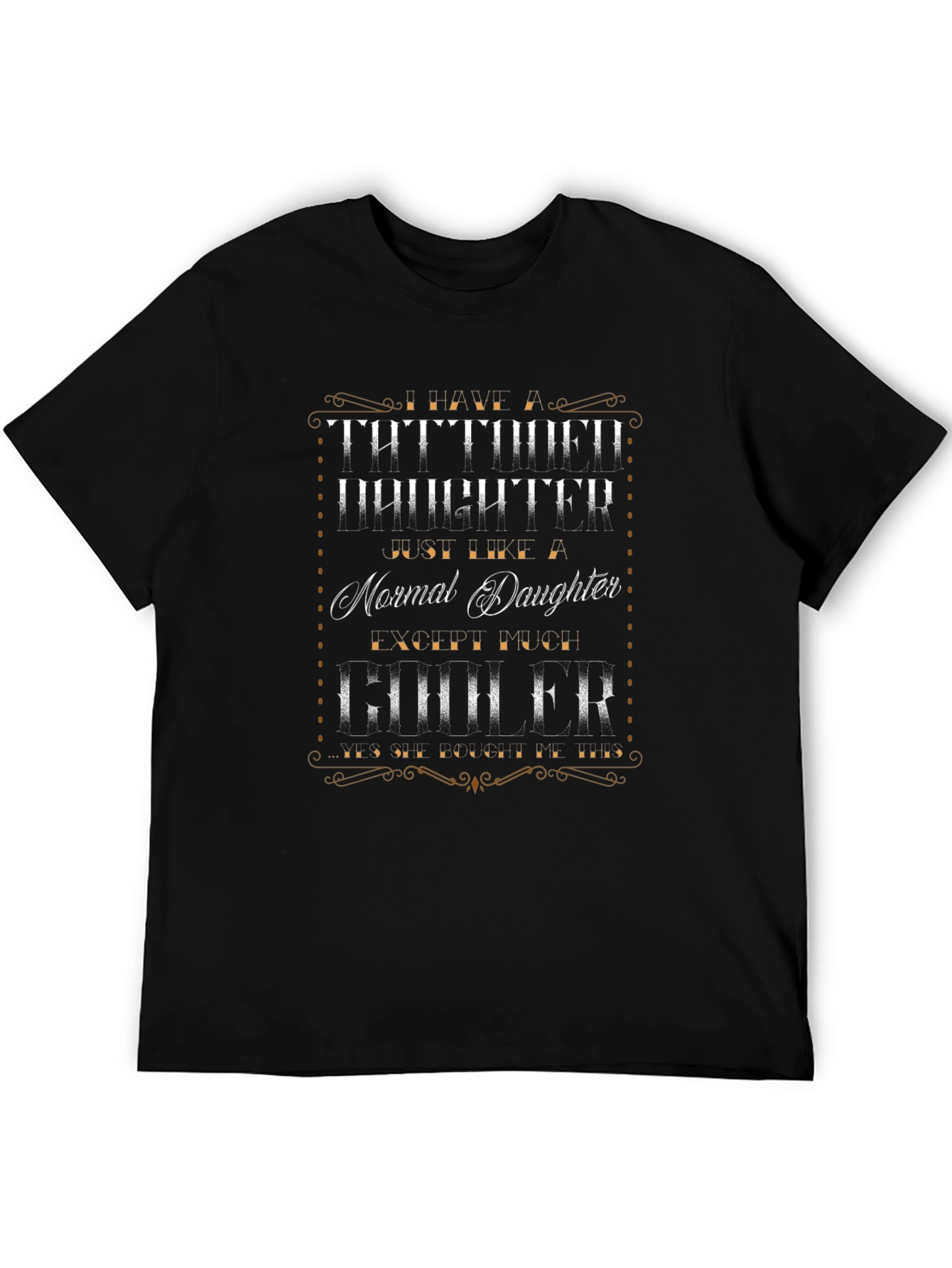 Tattooed Daughter Graphic T-Shirt - Quirky & Stylish!