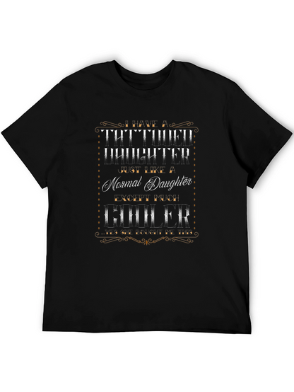 Tattooed Daughter Graphic T-Shirt - Quirky & Stylish!