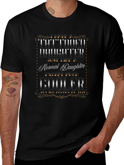 Tattooed Daughter Graphic T-Shirt - Quirky & Stylish!