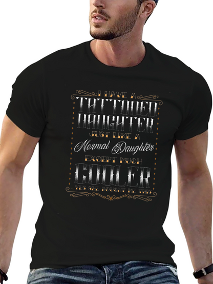 Tattooed Daughter Graphic T-Shirt - Quirky & Stylish!