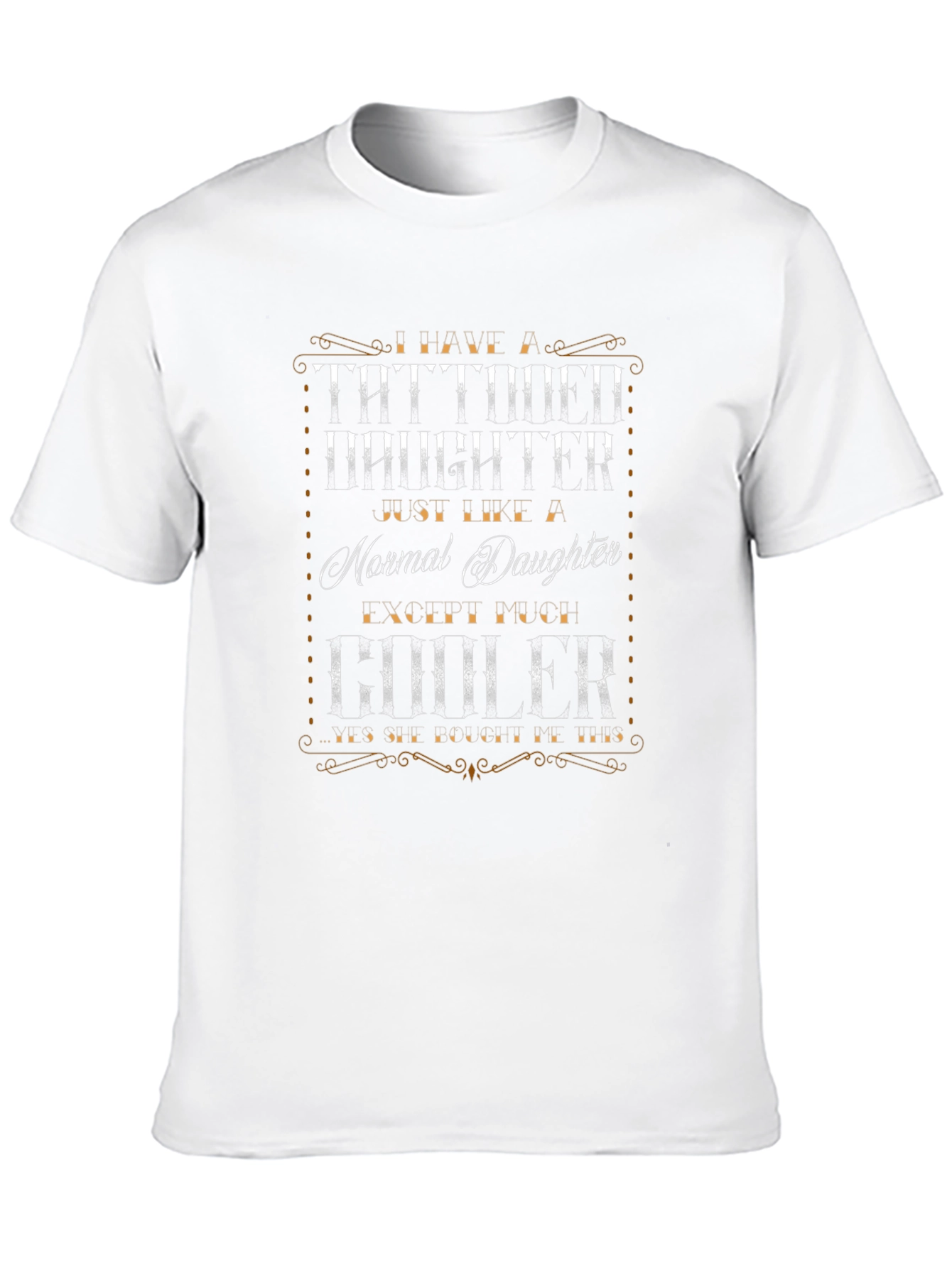 Tattooed Daughter Graphic T-Shirt - Quirky & Stylish!