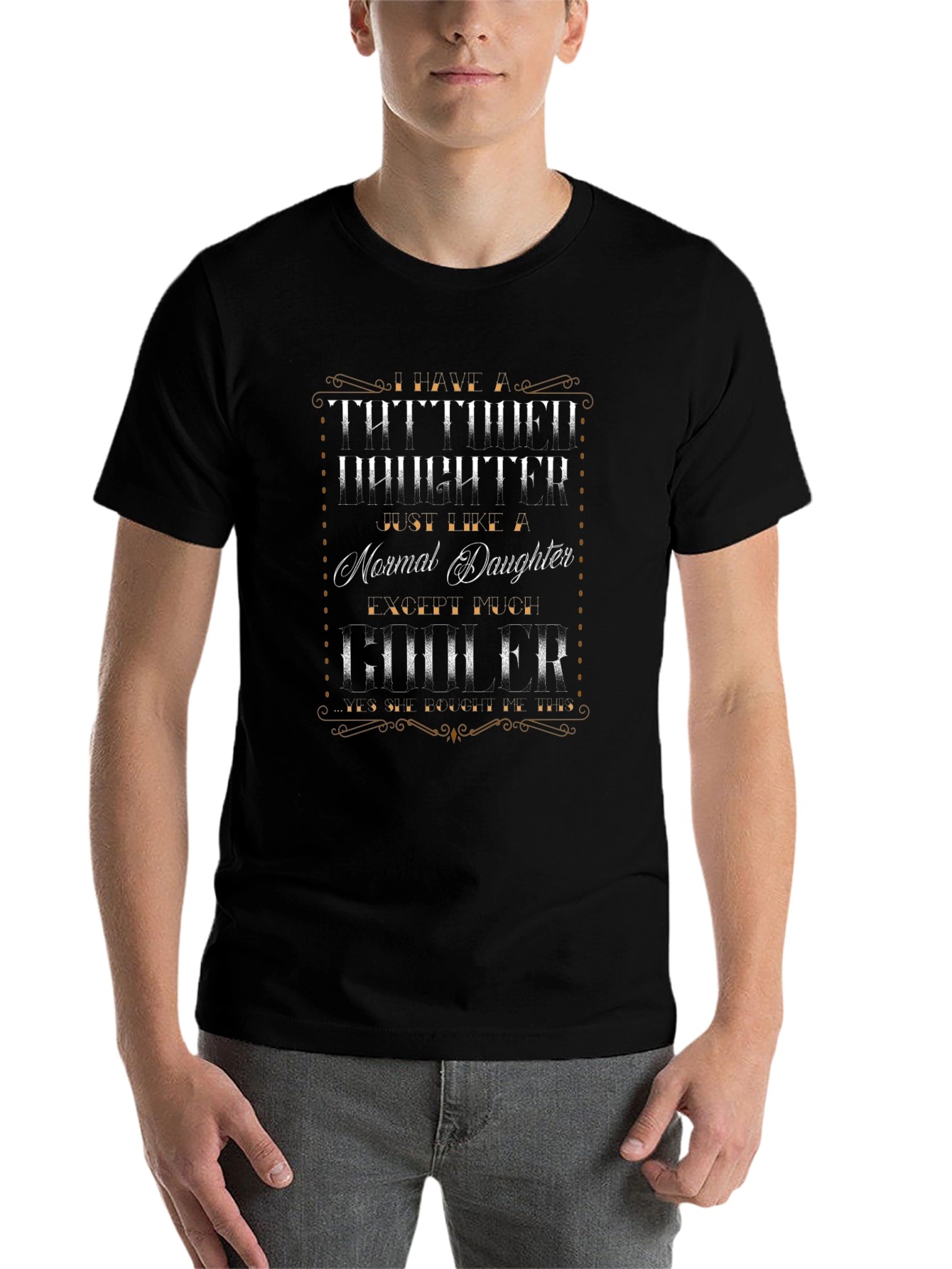 Tattooed Daughter Graphic T-Shirt - Quirky & Stylish!