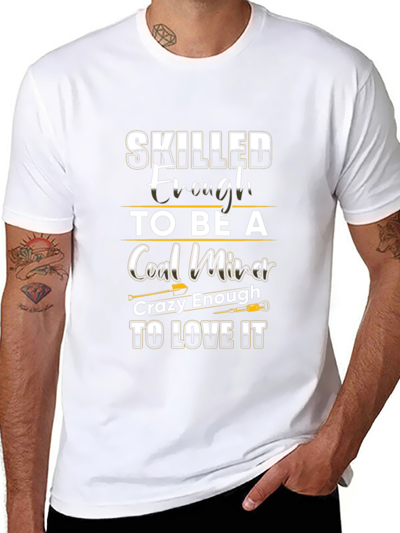 Skilled Coal Miner Graphic Tee