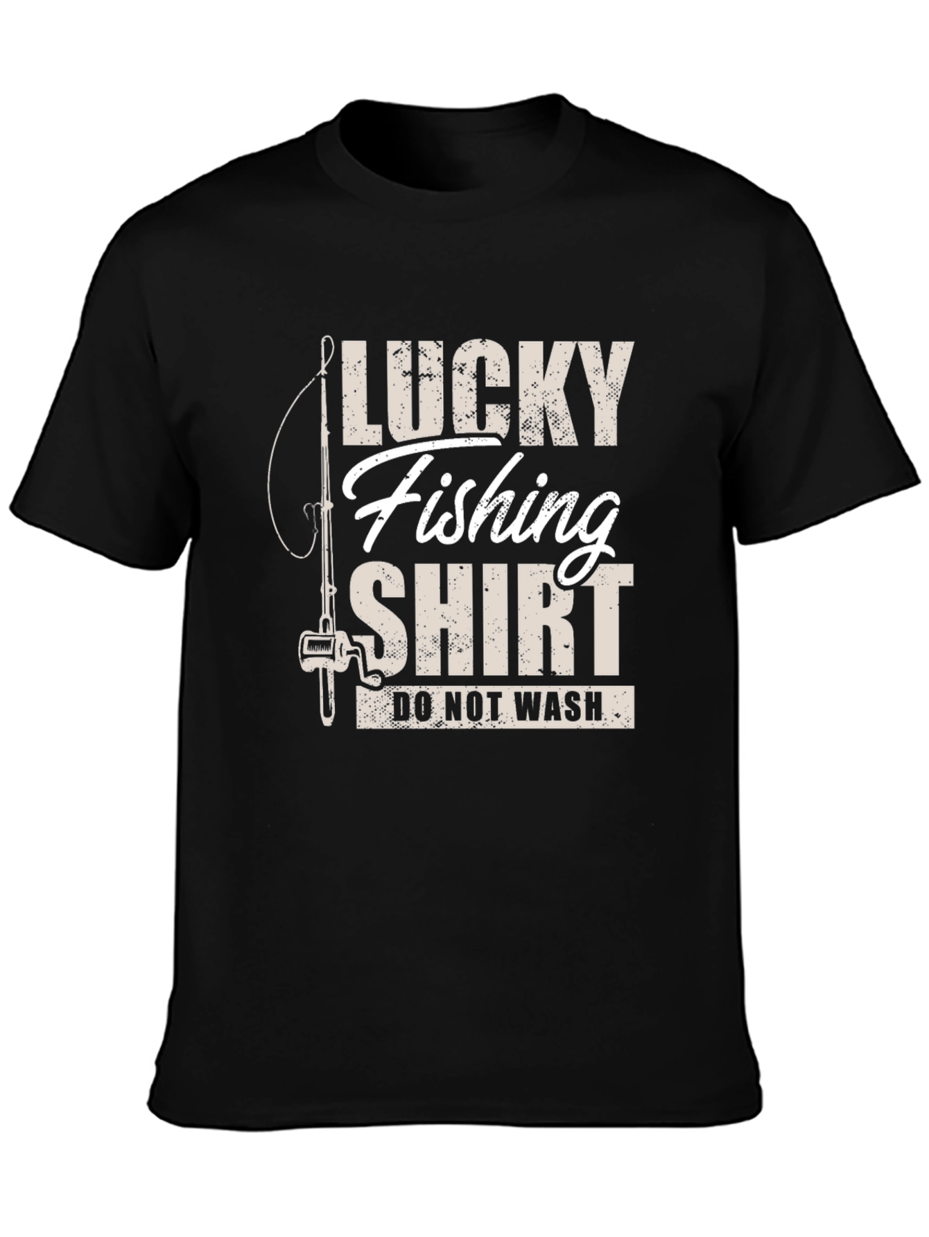 Lucky Fishing Shirt - Novelty Graphic Tee