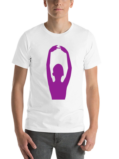 Yoga Pose Graphic T-Shirt - Black