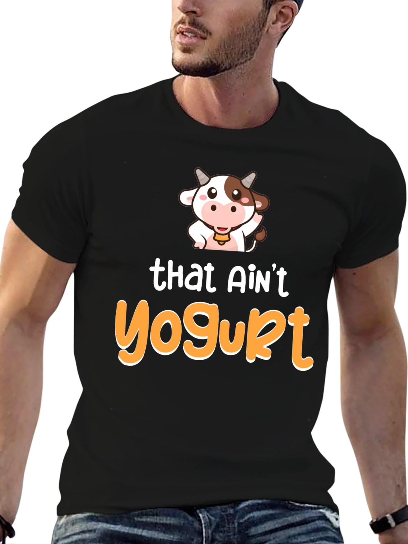 Funny Cow T-Shirt - That Aint Yogurt Graphic Tee