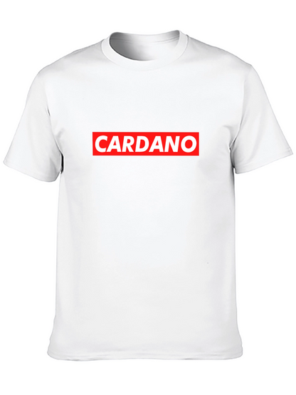 Cardano Red Box Logo Black T-Shirt