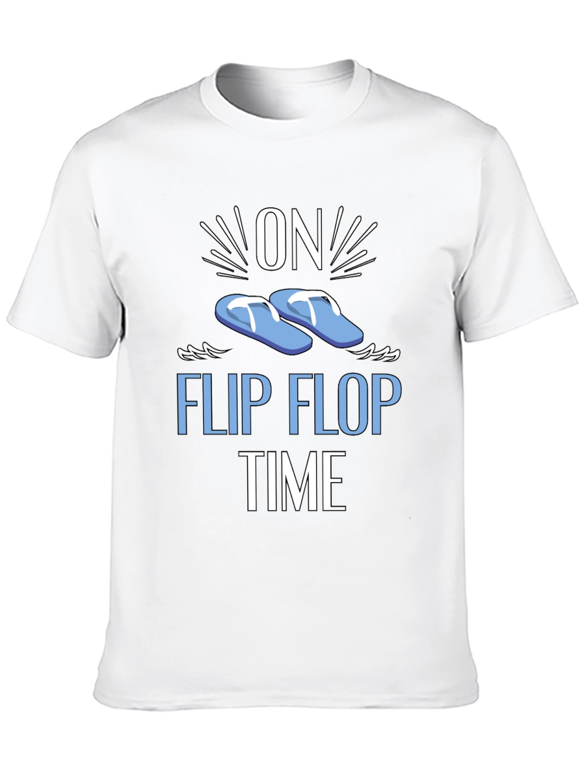On Flip Flop Time Graphic T-Shirt