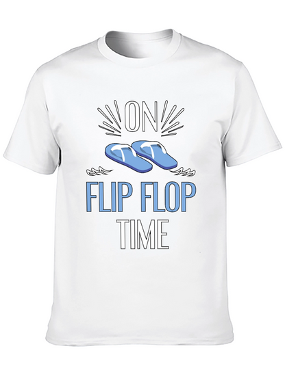 On Flip Flop Time Graphic T-Shirt