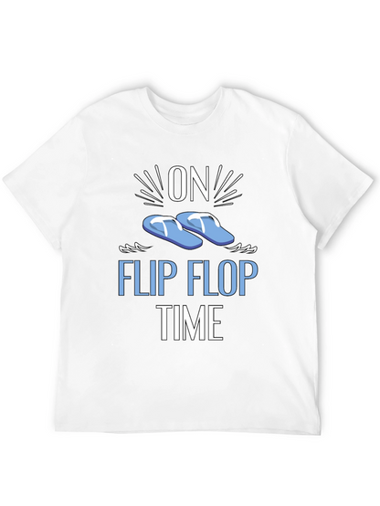 On Flip Flop Time Graphic T-Shirt