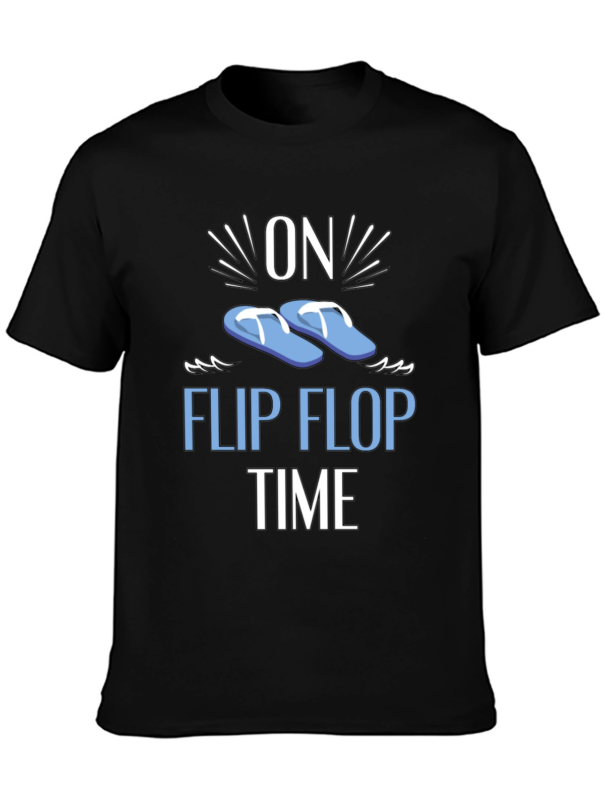 On Flip Flop Time Graphic T-Shirt