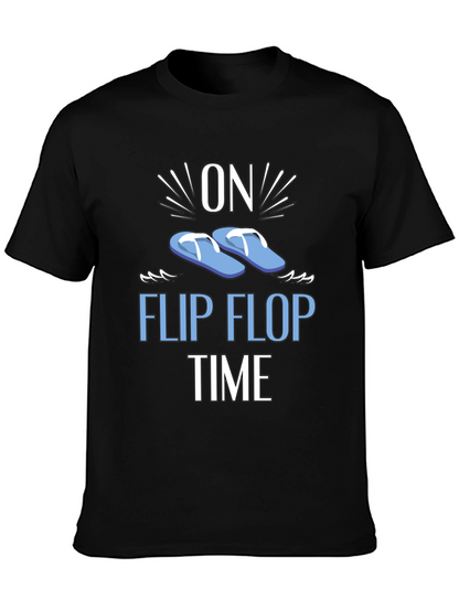 On Flip Flop Time Graphic T-Shirt