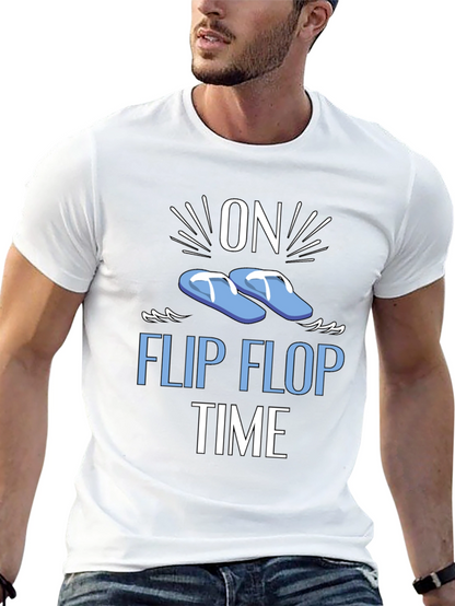 On Flip Flop Time Graphic T-Shirt