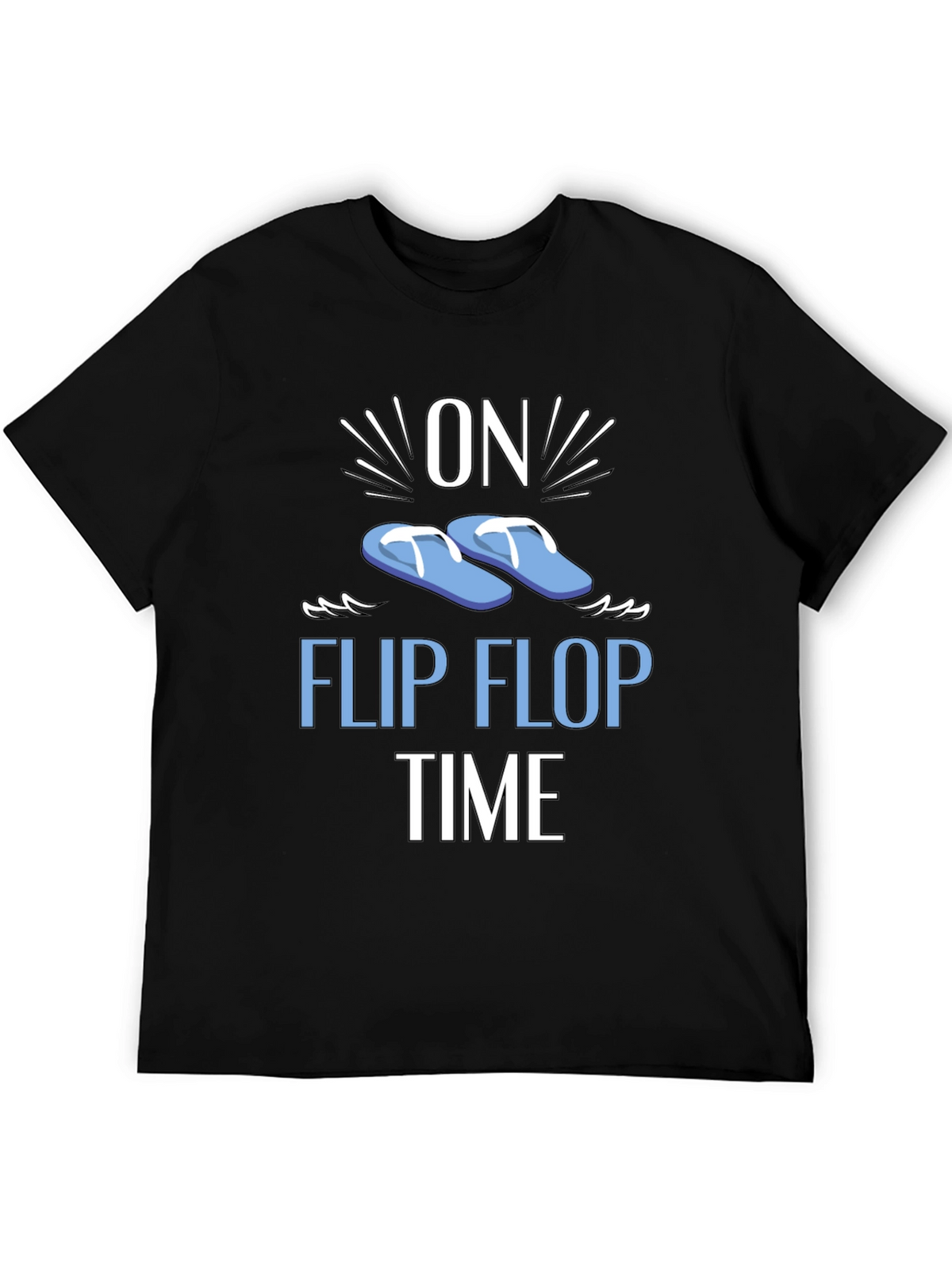 On Flip Flop Time Graphic T-Shirt