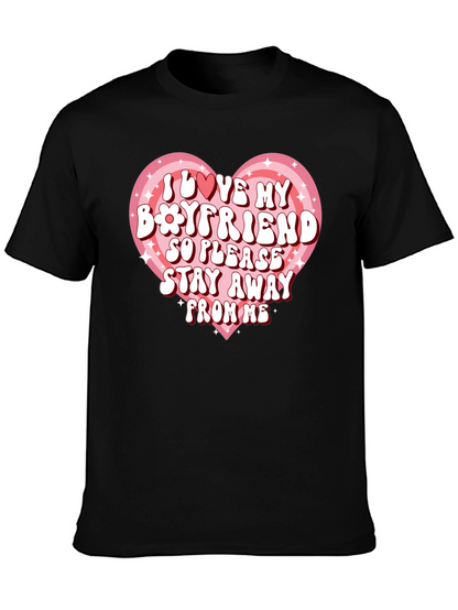 I Love My Boyfriend Graphic Tee