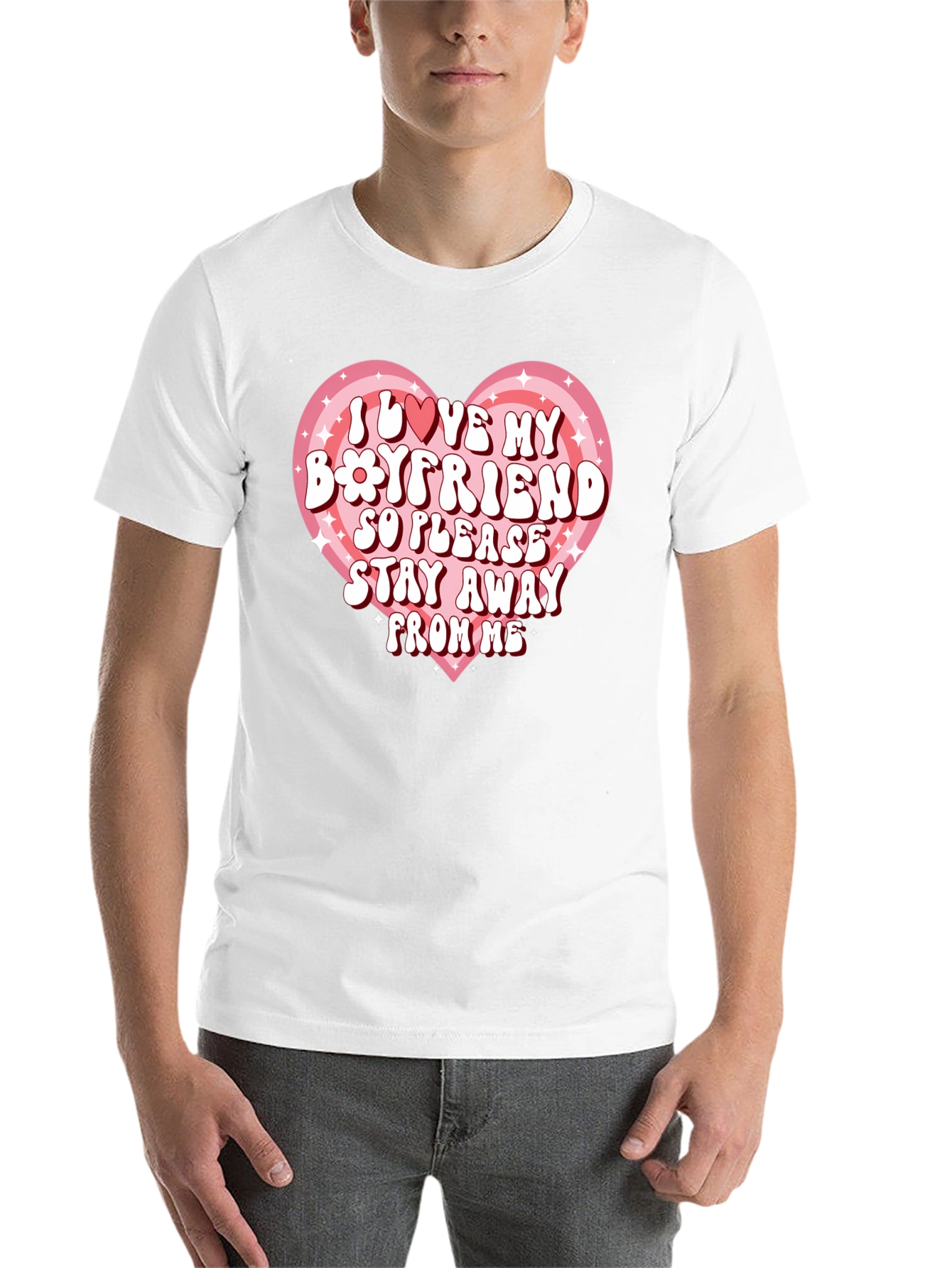 I Love My Boyfriend Graphic Tee