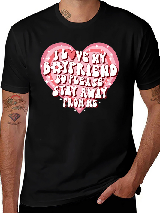I Love My Boyfriend Graphic Tee