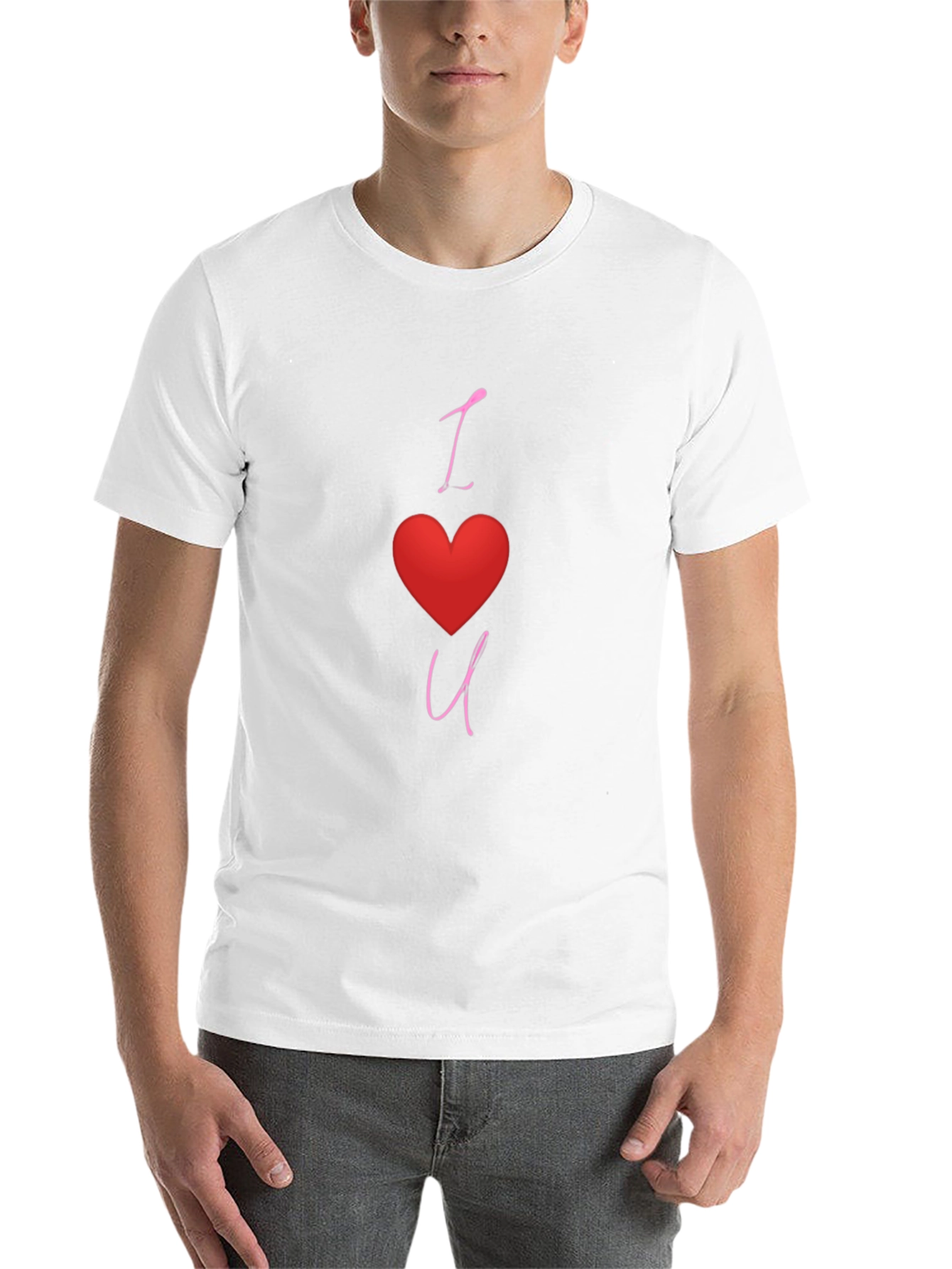 I Heart You Black Graphic Tee