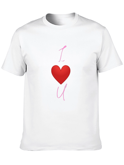 I Heart You Black Graphic Tee