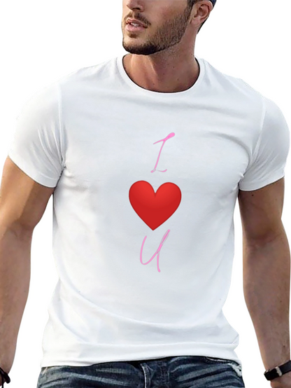 I Heart You Black Graphic Tee