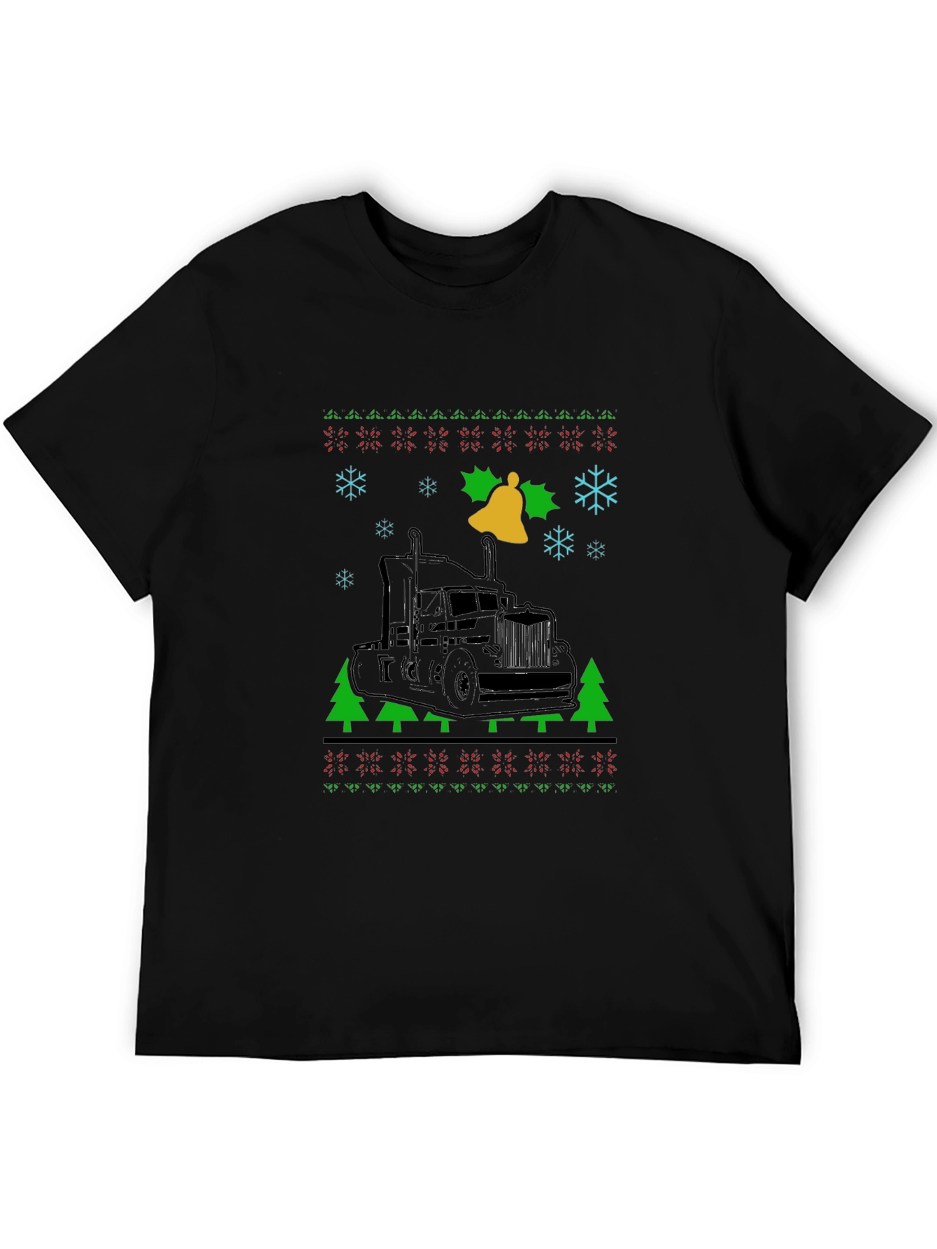 Truck Christmas Sweater T-Shirt