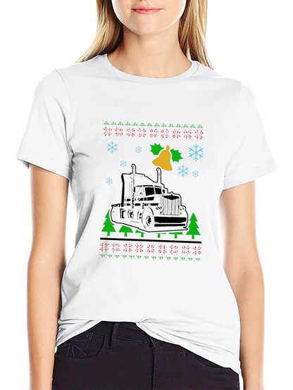 Truck Christmas Sweater T-Shirt