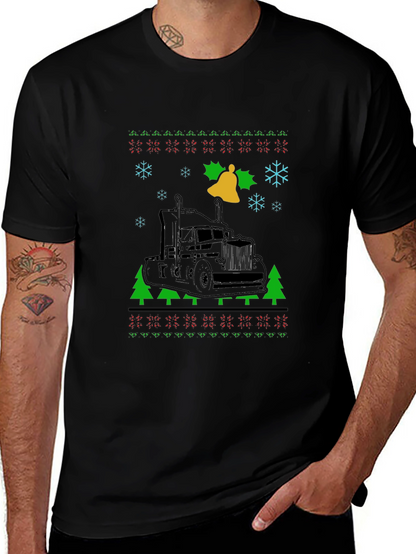 Truck Christmas Sweater T-Shirt