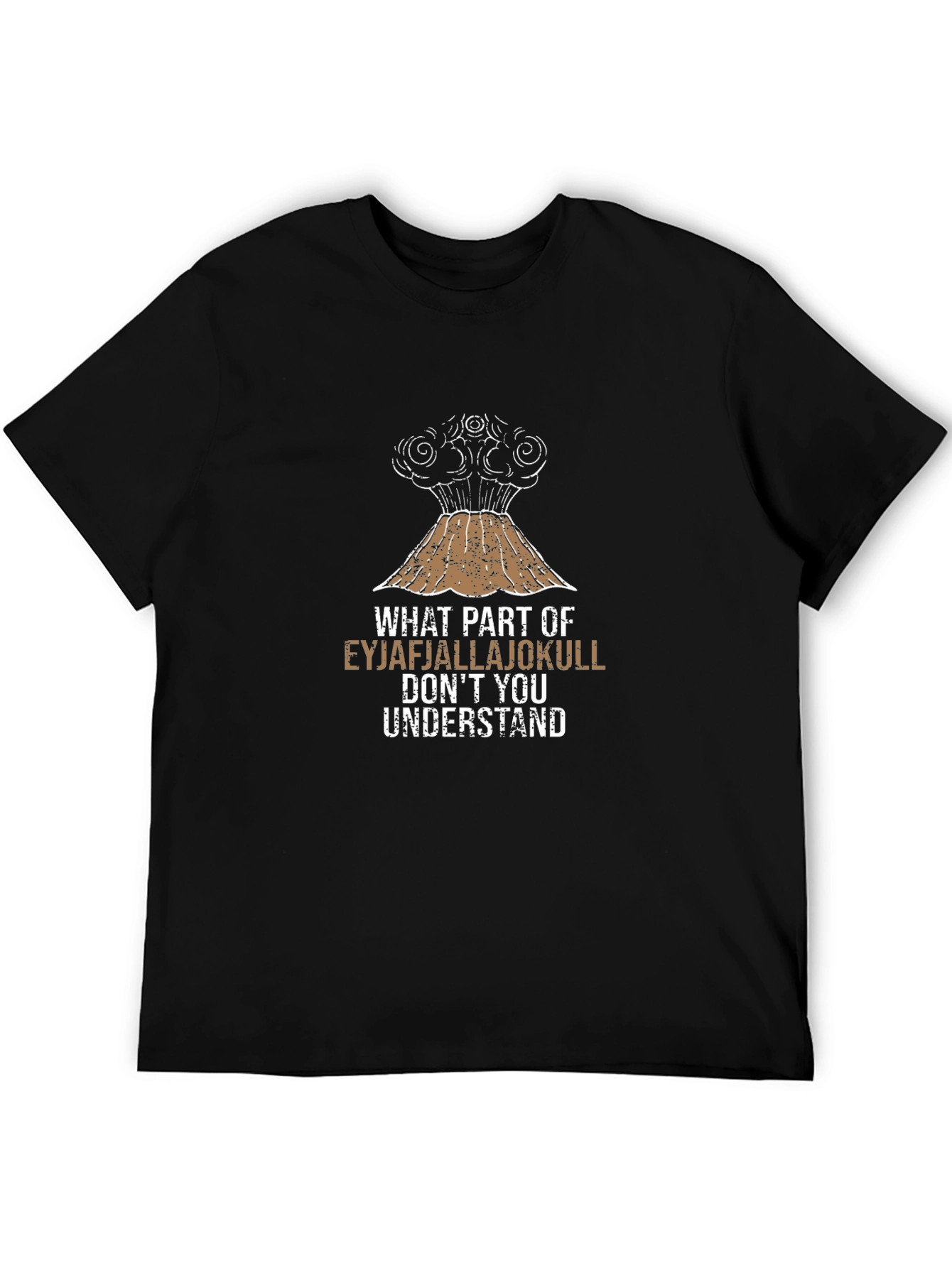 Eyjafjallajökull Volcano Pun T-Shirt - Iceland Humor Tee