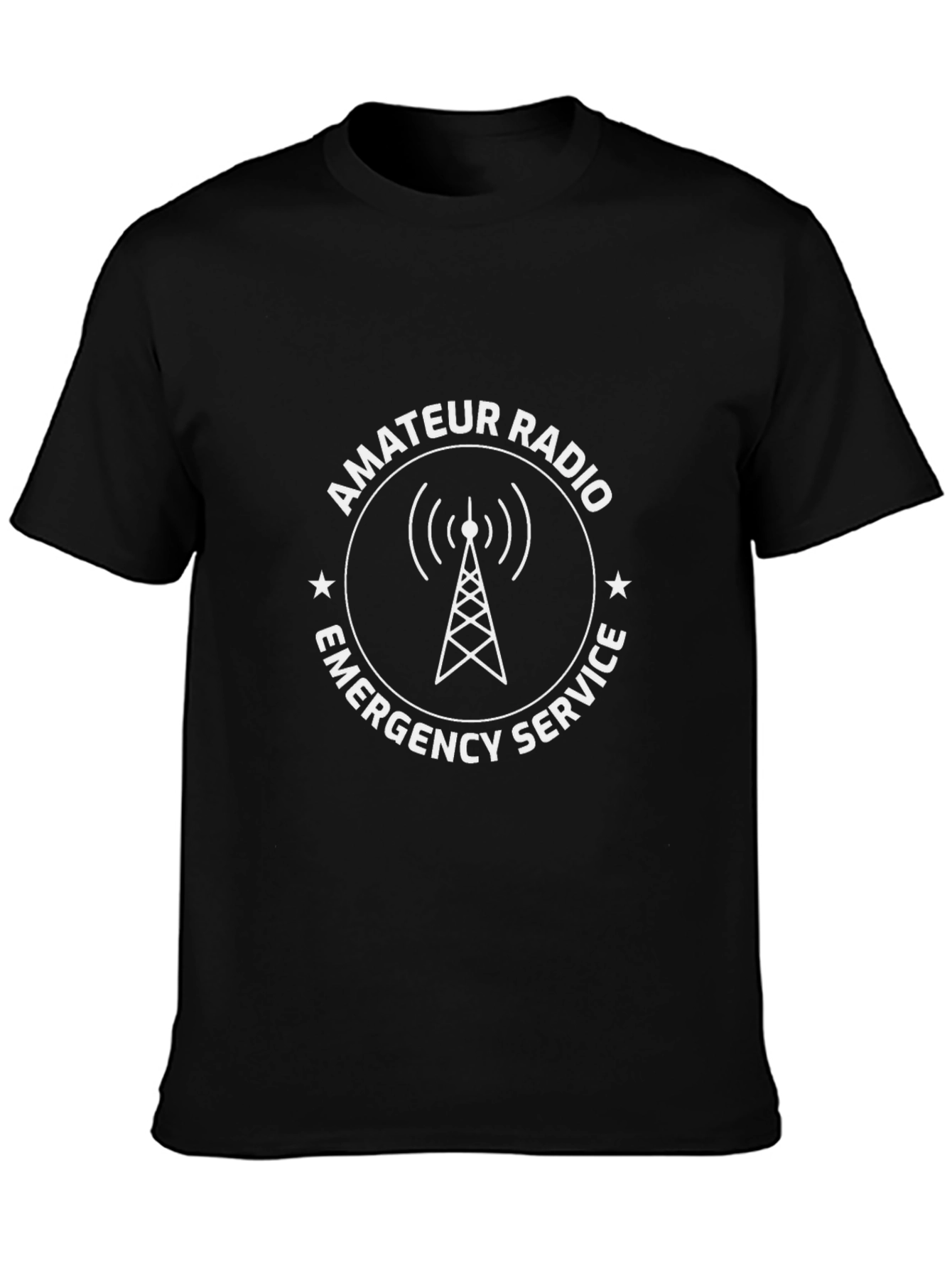 Amateur Radio Emergency Service Black T-Shirt
