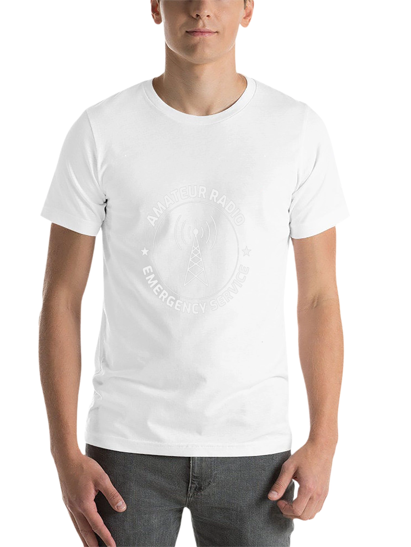 Amateur Radio Emergency Service Black T-Shirt