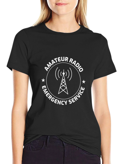 Amateur Radio Emergency Service Black T-Shirt