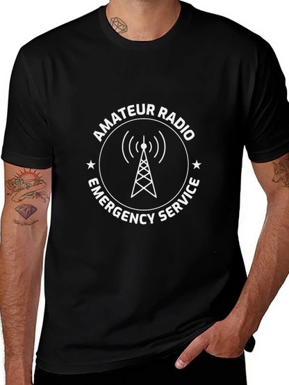 Amateur Radio Emergency Service Black T-Shirt