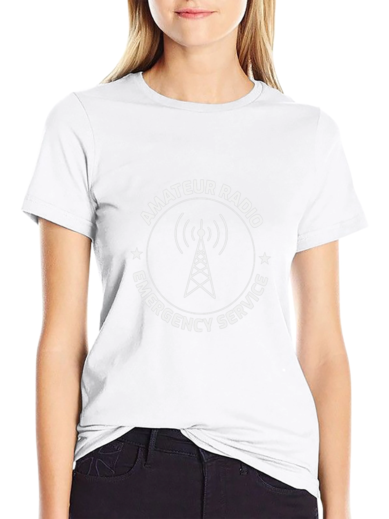 Amateur Radio Emergency Service Black T-Shirt
