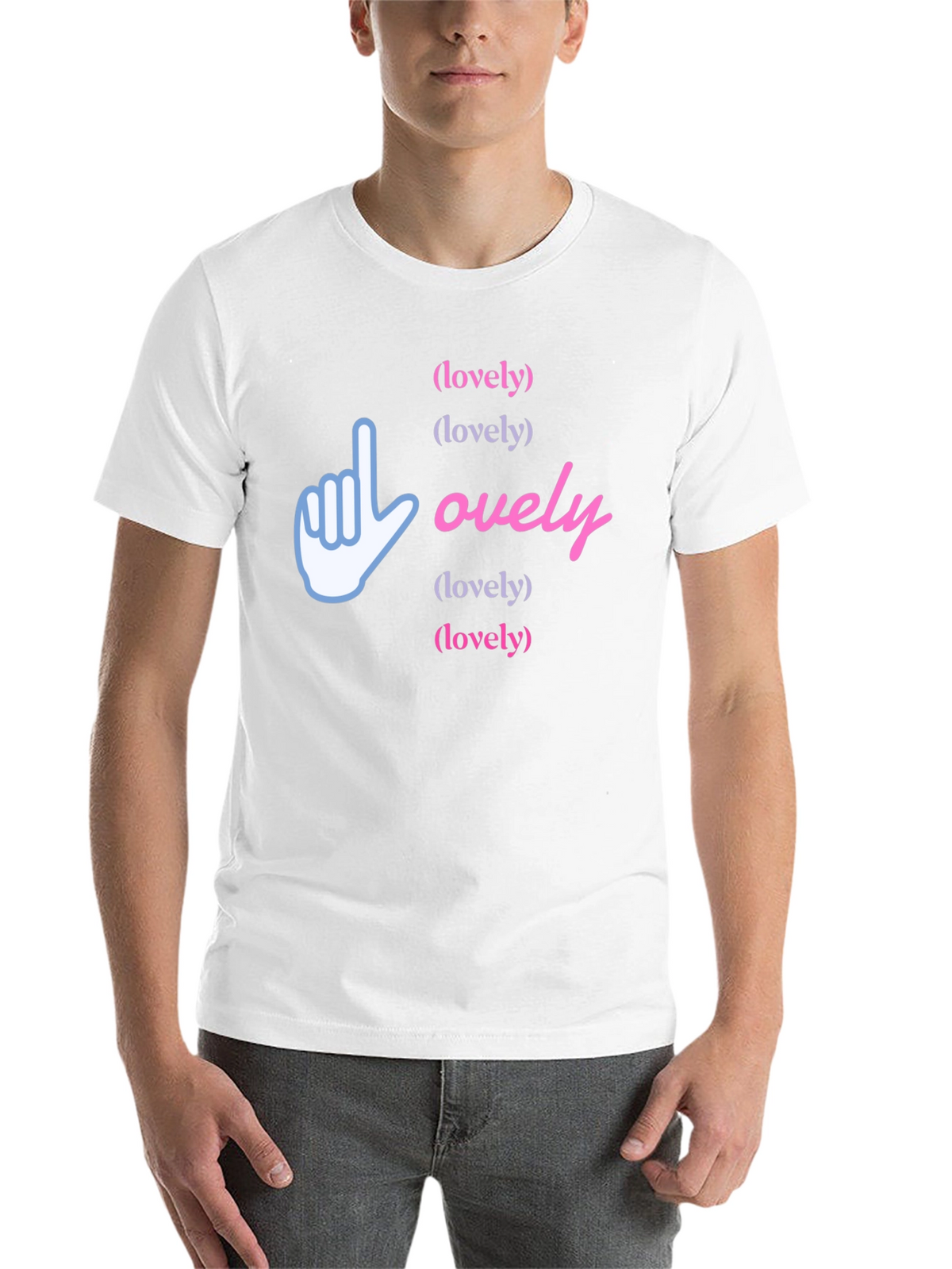 Lovely Graphic Print Black T-Shirt