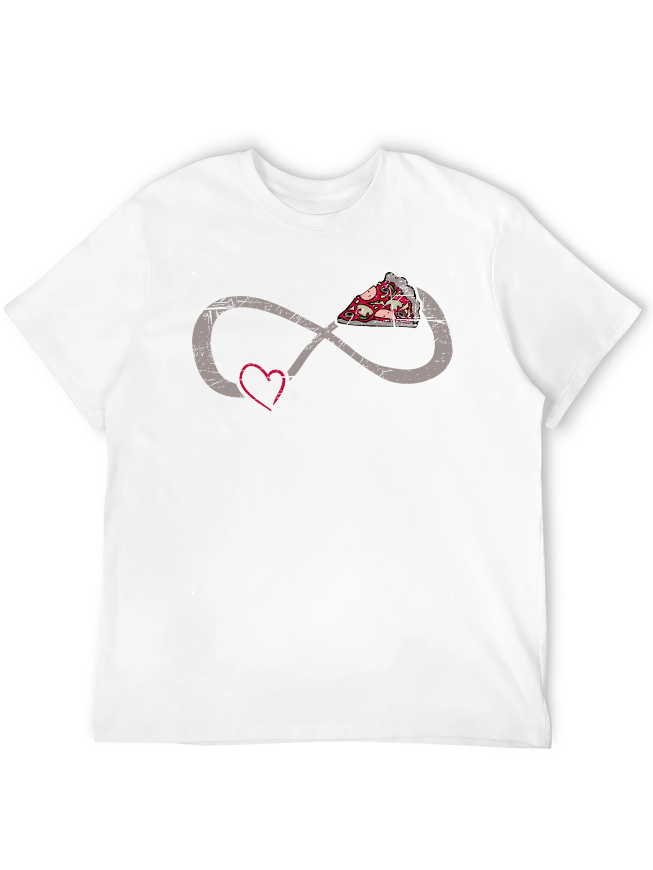 Pizza Infinity Heart T-Shirt