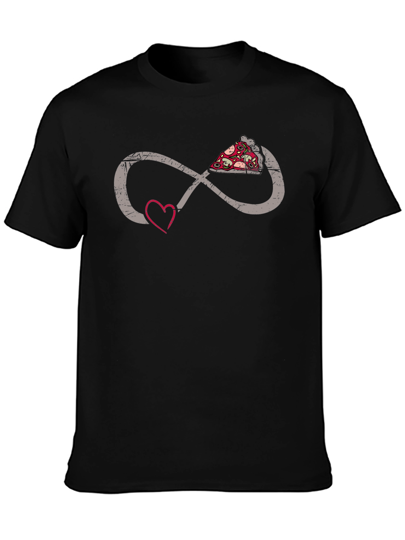 Pizza Infinity Heart T-Shirt