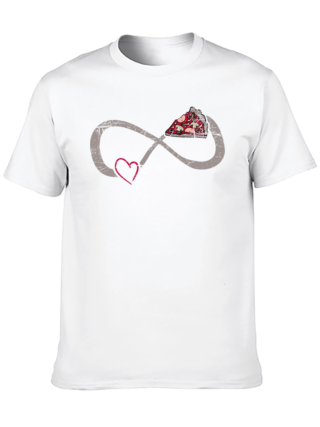 Pizza Infinity Heart T-Shirt